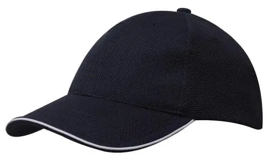 Headwear Double Pique Mesh W/sandwich Cap X12 - 4185 - City Workwear